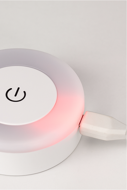 Okrągła lampka dotykowa – bezprzewodowa, LED, ciepłe światło | Światełko Plus