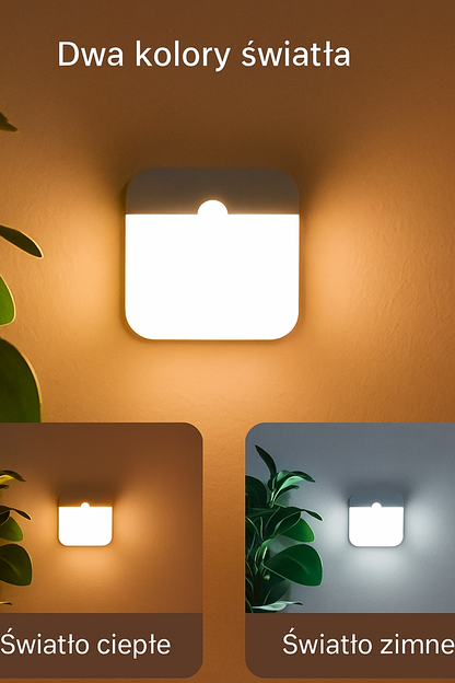 Lampka LED z Czujnikiem Ruchu – Stylowe Światło Tam, Gdzie Go Potrzebujesz