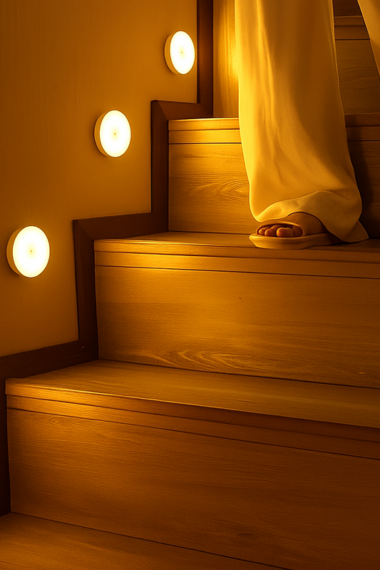 Okrągła Lampa LED czujnik ruchu , ściemnianie , dotyk