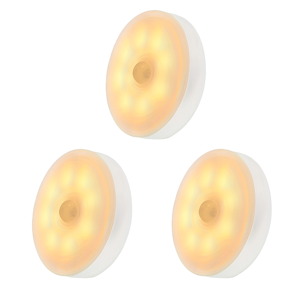 Okrągła Lampa LED czujnik ruchu , ściemnianie , dotyk