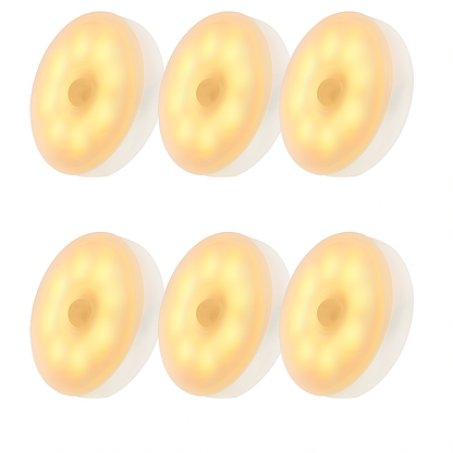 Okrągła Lampa LED czujnik ruchu , ściemnianie , dotyk