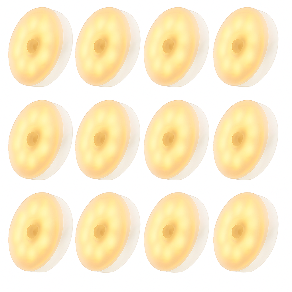 Okrągła Lampa LED czujnik ruchu , ściemnianie , dotyk