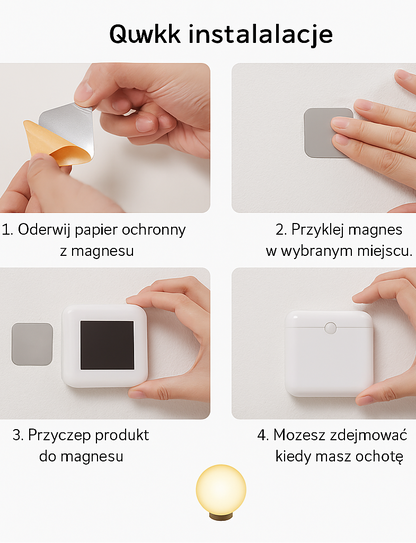 Lampka LED z Czujnikiem Ruchu – Stylowe Światło Tam, Gdzie Go Potrzebujesz