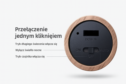 ✨ Światełko+™ – Magnetyczna Lampka Premium z Bazą Dokującą i Delikatnym Światłem LED